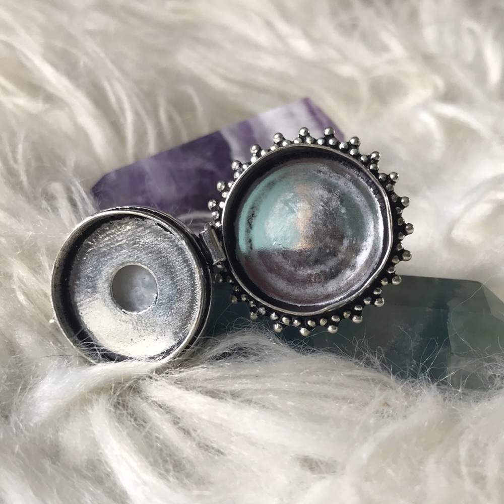 Poison / Pill Box Stash Locket Ring - Picture 7 of 8